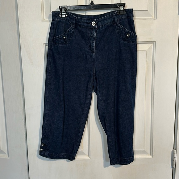 Karen Scott denim Capri size 6P - Picture 1 of 4